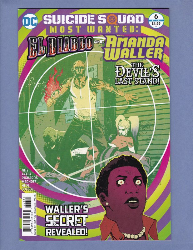 Suicide Squad Most Wanted El Diablo & Amanda Waller #6 VF/NM Harley Quinn