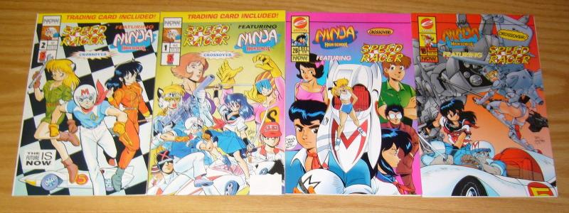 Ninja High School/Speed Racer set of (4) VF/NM complete series #1-2 & #1B-2B lot