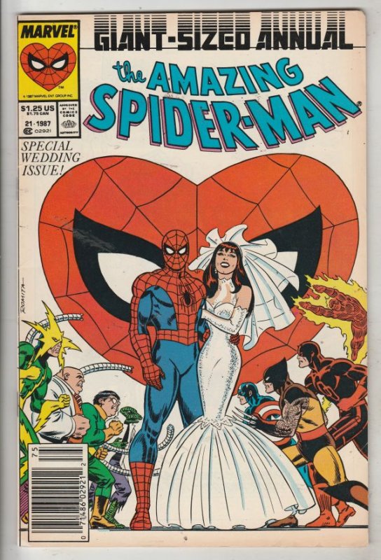 Amazing Spider-Man King-Size Annual #21 (Jan-87) NM- High-Grade Spider-Man