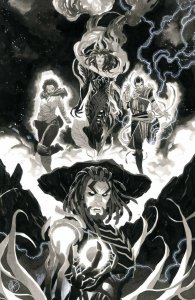 Magic The Gathering #4 Scalera Black & White Variant BOOM! Studios 2021 H01