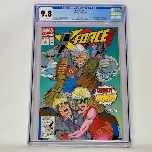 X-Force #7 Marvel 1992 CGC 9.8 Rob Liefeld Cable Cover  X-Men Top Census Grade