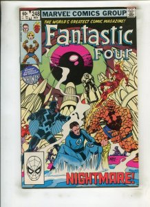 FANTASTIC FOUR #248 (9.2) BYRNE, INHUMANS!! 1982