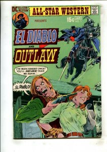 ALL-STAR WESTERN #3 (6.5) EL DIABLO AND OUTLAW!! 1971