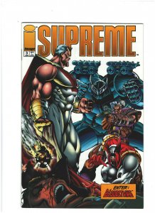 Supreme #3 VF/NM 9.0 Image Comics 1993 vs. Bloodstrike