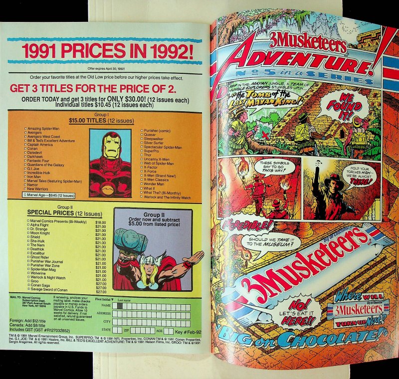 Wolverine #53 (Apr 1992, Marvel) - Near Mint