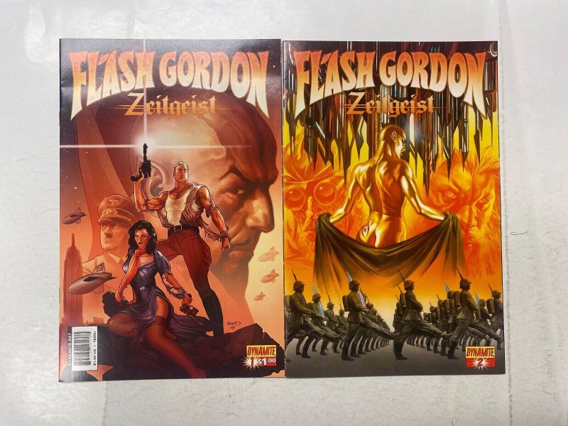 2 Flash Gordon: Zeitgeist DYNAMITE comic books #1 2 34 KM26
