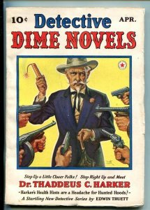 DETECTIVE DIME NOVELS-#1-APR 1940-MYSTERY-PULP-SOUTHERN STATES PEDIGREE-fn/vf