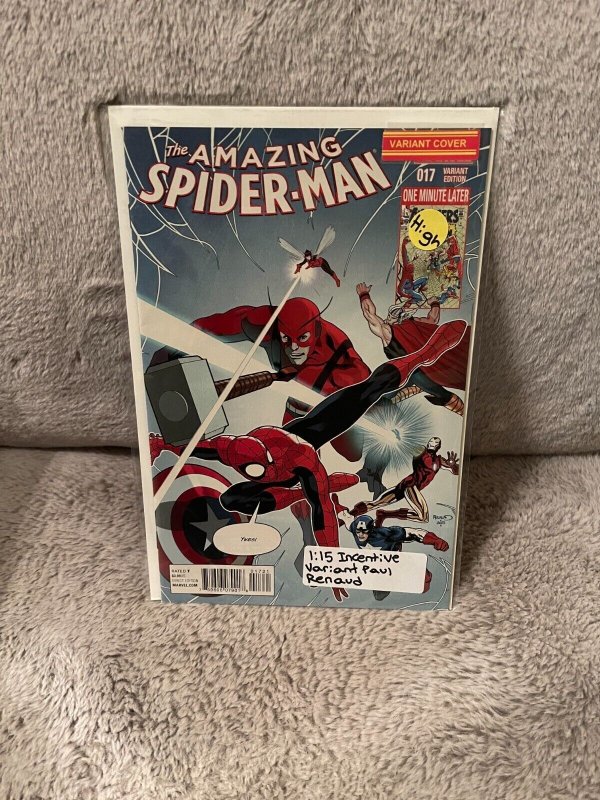 Amazing Spider-Man #17 1:15 Renaud Incentive Variant