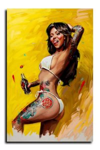 POP KILL #1  CHRIS GUEST VIRGIN VARIANT  NM.