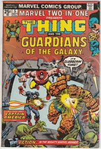 3 Marvel Two-in-One Comic Books # 3 4 5 Thing Daredevil Captain America WT17