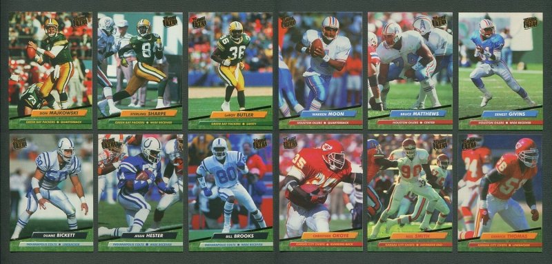 1992 Fleer Ultra Football Set(450) with Tough Insert Sets MINT
