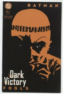 Batman: Dark Victory #7 2000- Jeph Loeb- Time Sale VF/NM