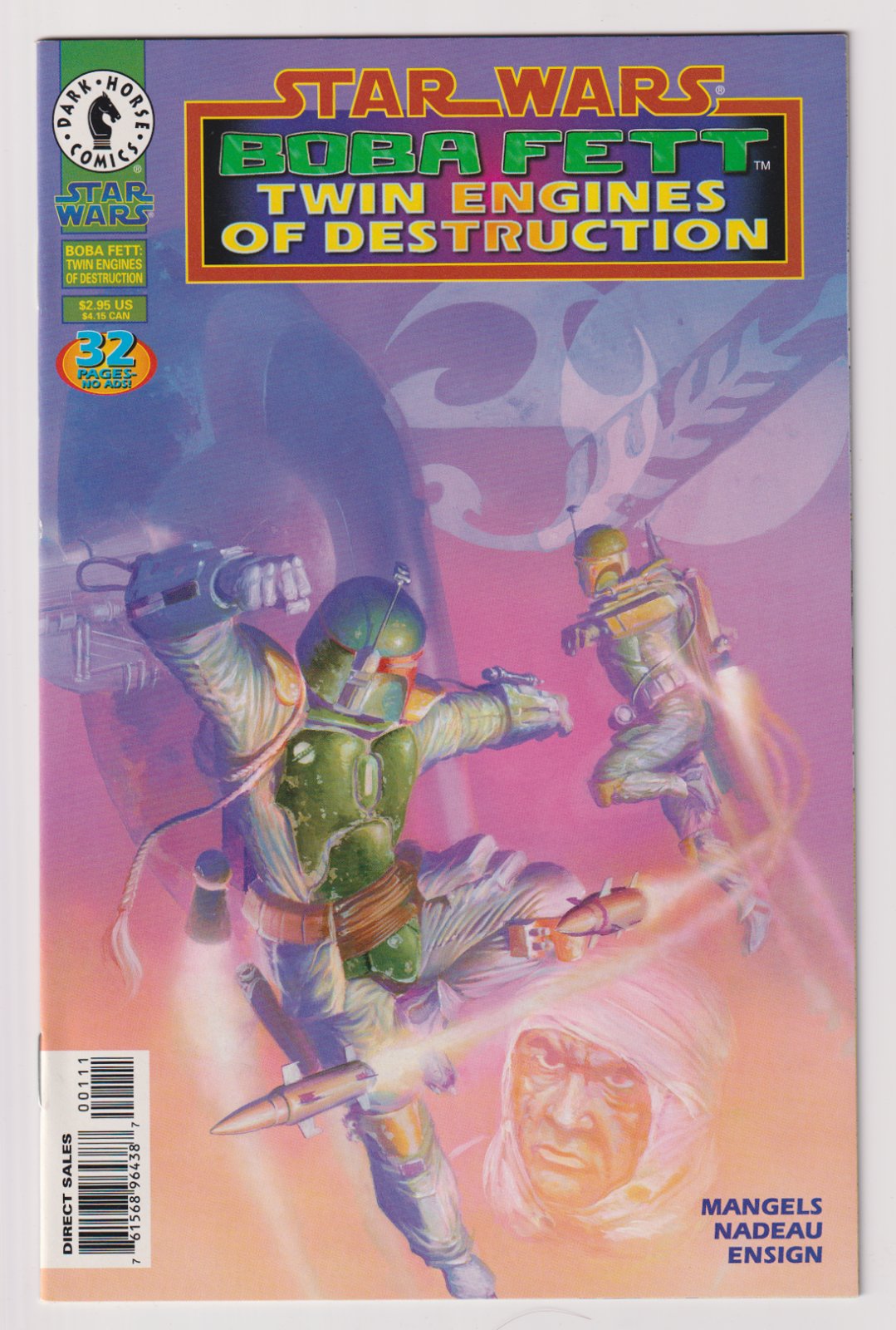 Dark Horse! Star Wars Boba Fett Twin Engines of Destruction! Issue
