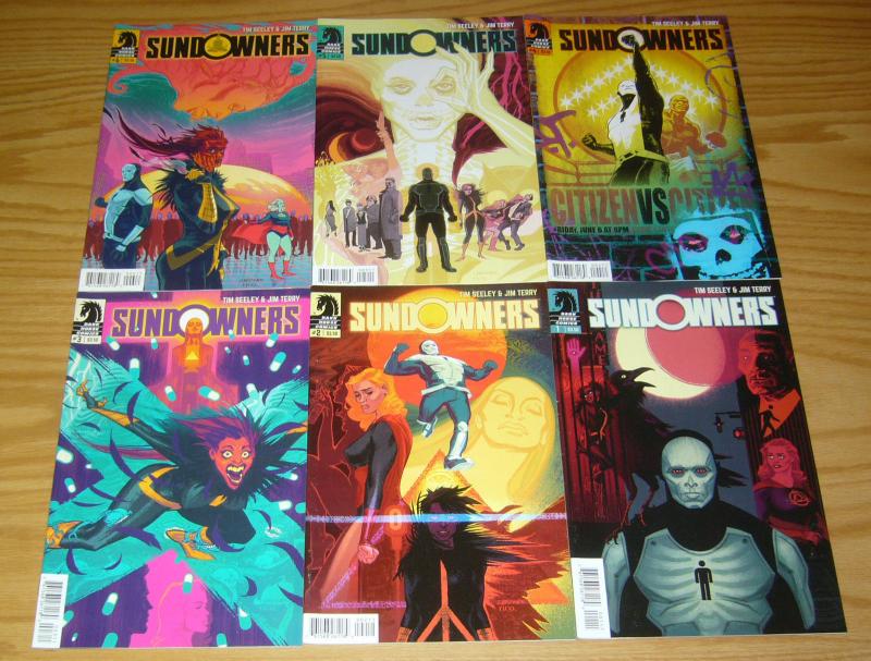 Sundowners #1-6 VF/NM complete series - super heroes fighting imaginary threat?