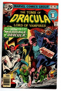 Tomb of Dracula #46 newsstand - vampire - Horror - 1976 - FN/VF