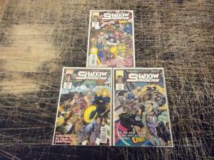 Lot Of 3 Shadow Riders Marvel Comic Books # 1 2 3 Ghost Rider Cable X-Force!! Q9