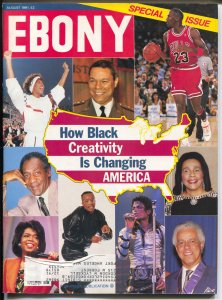 Ebony 8/1991-Black Creativity Changes America-Michael Jackson-FN