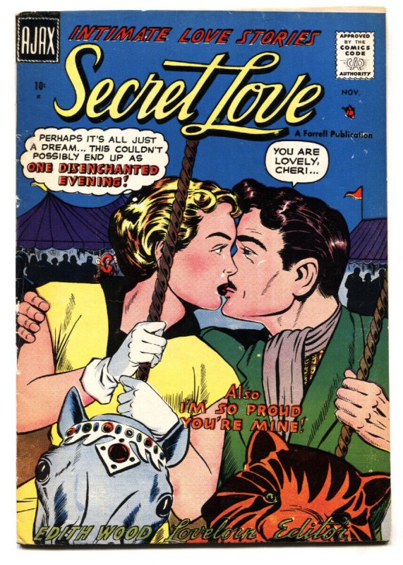 Secret Love #4 1957-Ajax-spicy Good Girl Art-comic book