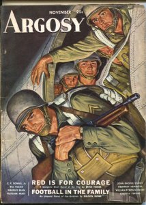Argosy 11/1943-Popular-Rafael DeSoto cover-pulp thrills-bed-sheet format-Don ...