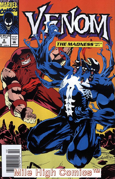 VENOM: THE MADNESS (1993 Series) #2 NEWSSTAND Near Mint Comics Book