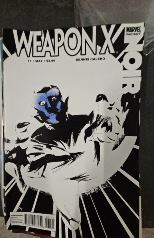 Weapon X Noir Variant Cover (2010)