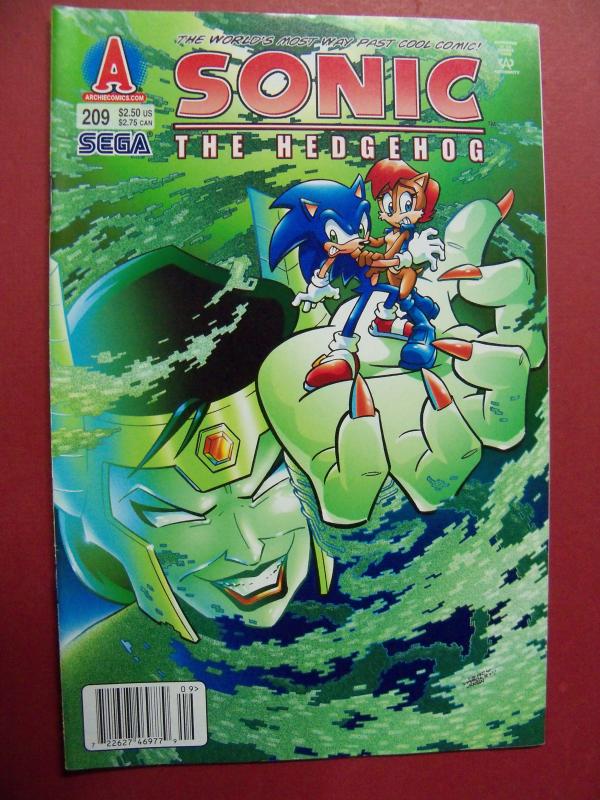 SONIC THE HEDGEHOG #209  (NM- 9.2)  2010 ARCHIE COMICS