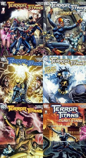 TERROR TITANS (2008) 1-6  Complete TEEN TITANS SpinOff! COMICS BOOK