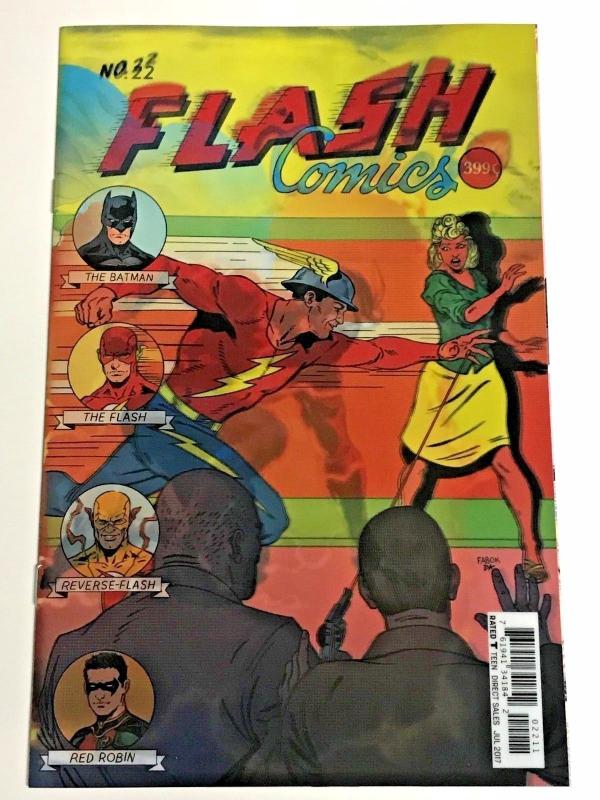 FLASH#22 NM 2017 LENTICULAR COVER REBIRTH DC COMICS