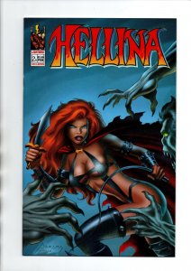 Hellina Hellborn #2 B Variant - Lightning - 1998 - NM