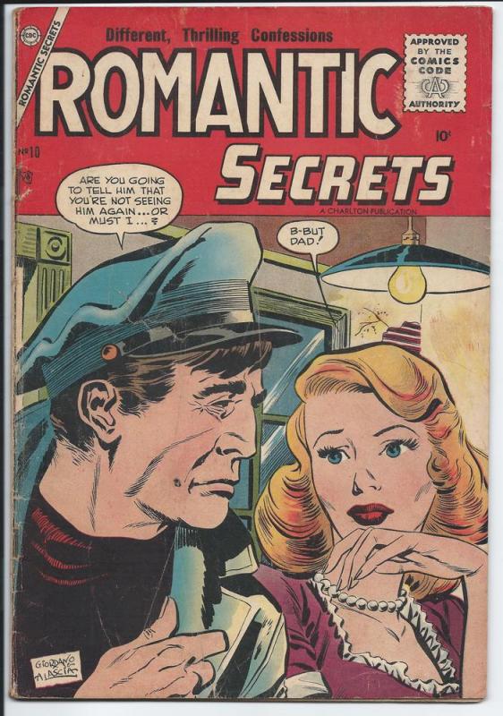 Romantic Secrets Vol. 1, #10 - Silver Age - March 1957 (VG)