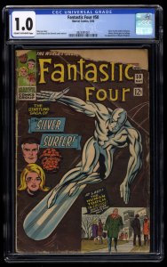 Fantastic Four #50 CGC Fair 1.0 3rd Silver Surfer!