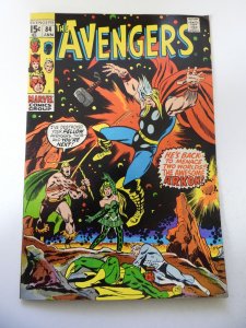 The Avengers #84 (1971) VG+ Condition centerfold detached at one staple