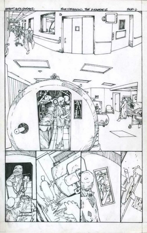 30 Days of Night Spreading the Disease #2 Pg 6 Original Alex Sanchez Hospital 