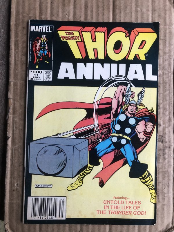 Thor Annual #11 Newsstand Edition (1983)