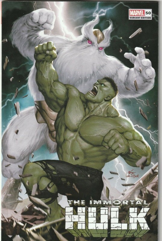 Immortal Hulk # 50 Inhyuk Lee Variant Giant Sized Finale NM Marvel  [B2]
