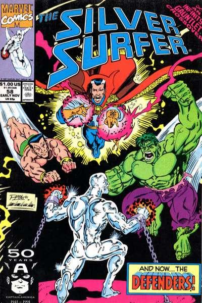 Silver Surfer (1987 series) #58, NM (Stock photo)