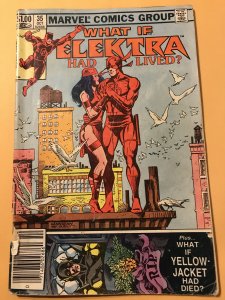 What If? #35 : Marvel 10/82 VG-; Frank Miller, Electra had Lived Classic