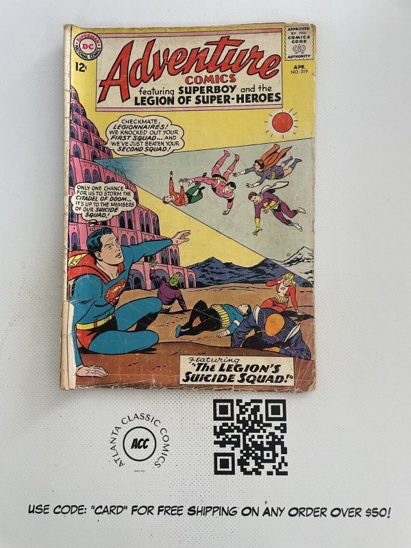 Adventure Comics # 319 VG- DC Silver Age Comic Book Superboy Superman 7 MS6