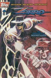Zorro (Topps) #4 VF ; Topps | Don McGregor