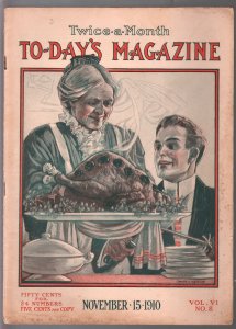 To-Day's Magazine 11/15/1910-Thanksgiving-E.G. Waskov-pulp fiction-FN