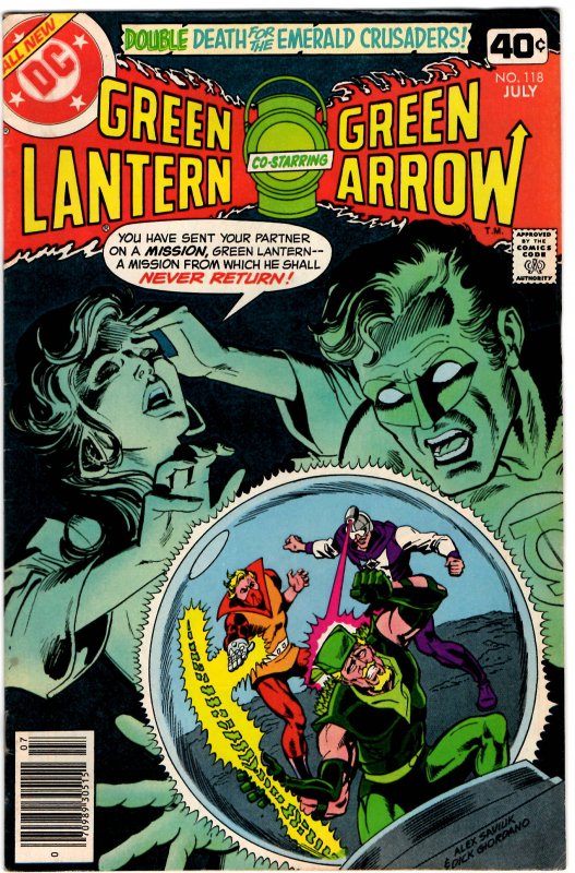 Green Lantern & Green Arrow #118 (1960 v2) VF