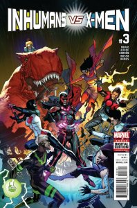 Inhumans vs X-Men #3 (Of 6) Comic Book 2017 IvX - Marvel