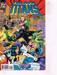 Lot Of 2 Comic Books DC The New Titans #121 and #125 Batman Superman LH6