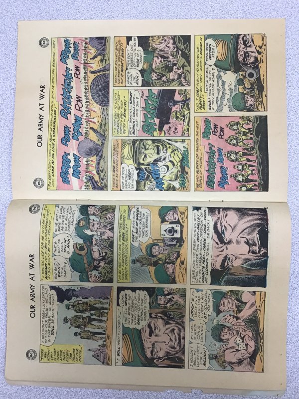 Our Army at War #92 (1960) Early Silverage, Classic DC, First Ad for B&B #28