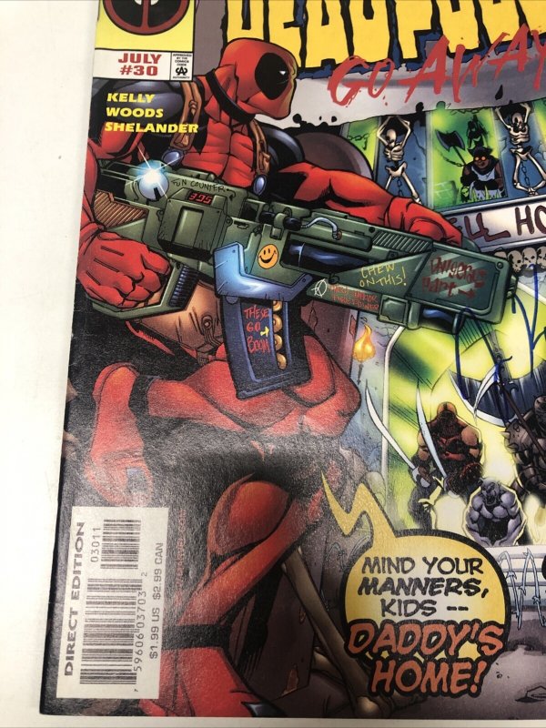 Deadpool (1999) # 30 Variant • Stan Lee • Marvel Comics • Signed Joe Kelly