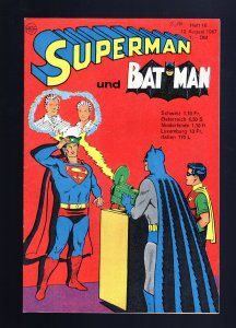 Superman and Batman #14 - Art Swan Cover Art. German Version. (7.0/7.5) 1967