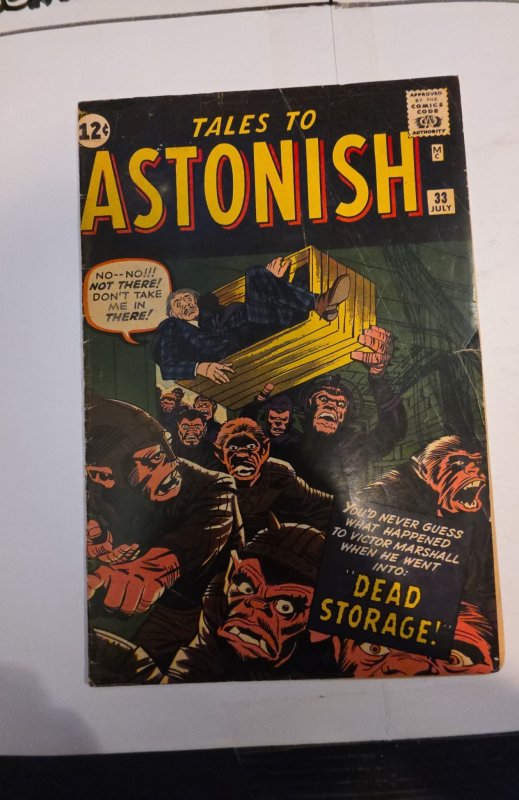 Tales to Astonish #32 (1962) Dead Storage- Horror stories see descript