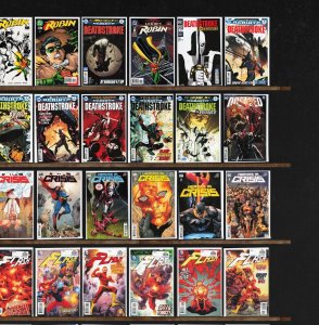 Huge Lot 140+ Comics with Robin, The Flash, Deathstroke, Aquaman & More!