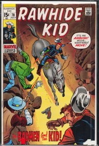 The Rawhide Kid #78 (1970) Rawhide Kid