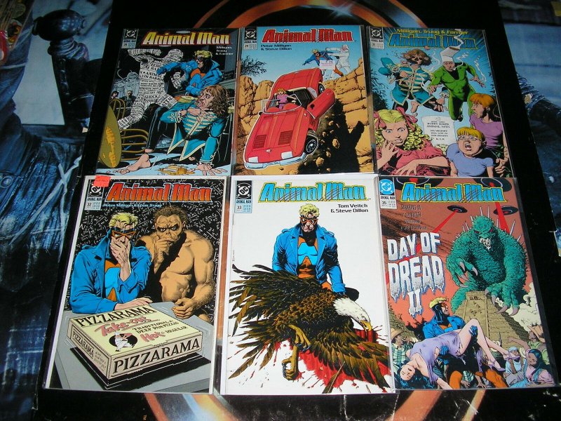 ANIMAL MAN (DC Comics/Vertigo), 28-87, 47 diff, 1990-1995